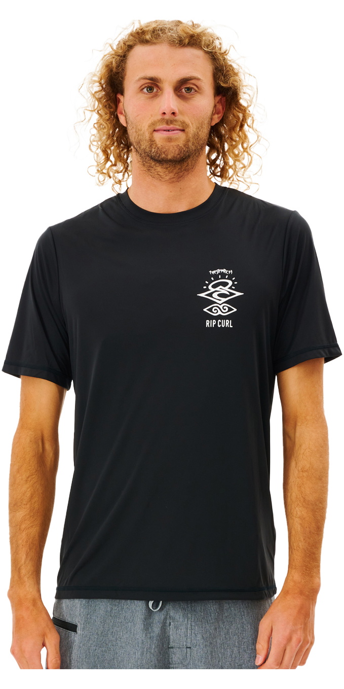 2023 Rip Curl Mens Icons Surf Lite Short Sleeve Rash Tee